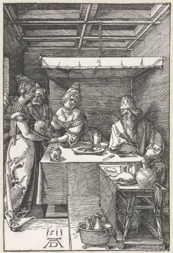 Herodias Receives the Head of John the Baptist