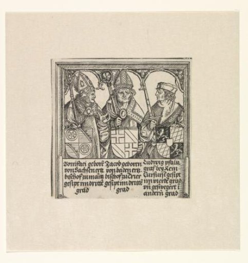 Archbishops Boniface and James, and Count Palatine Ludwig
