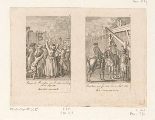 Two scenes from Dutch war history