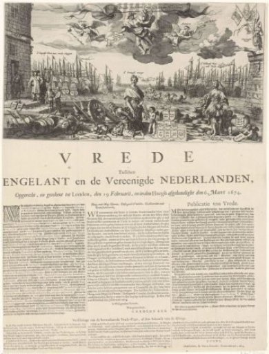 Allegory on the peace with England, 1674