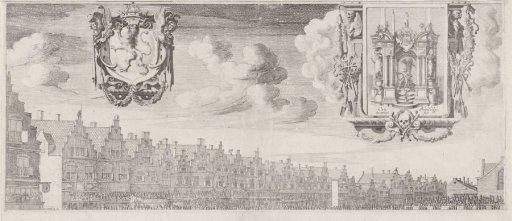Lying-in-state of Prince Maurice in 1625, upper left part