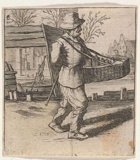 Peddler at a village