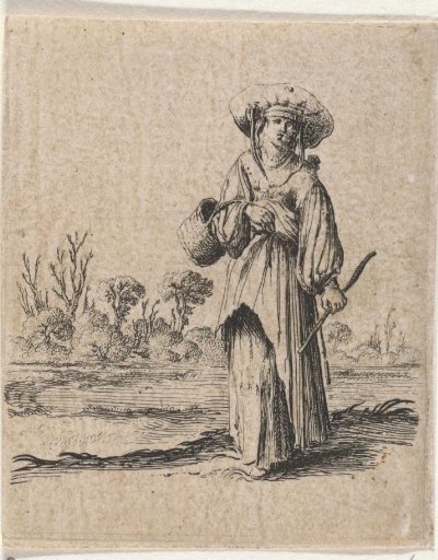 Woman by a river