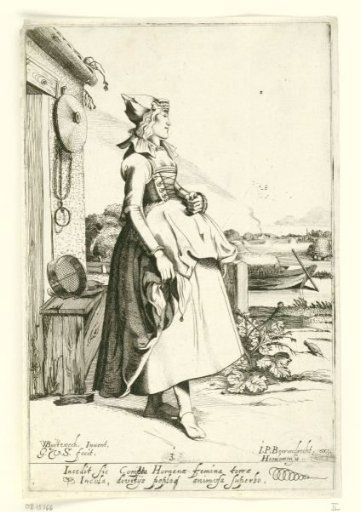 Girl from Hoorn, seen from the side