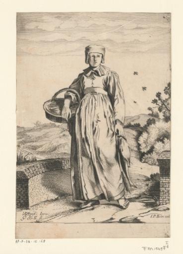 Girl from a fishing village on the North Sea coast