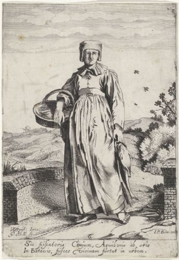 Girl from a fishing village on the North Sea coast