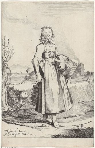 Girl from Hoorn, seen from the front