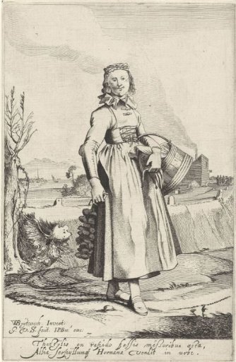 Girl from Hoorn, seen from the front