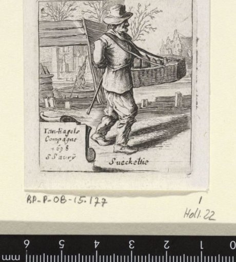 Peddler at a village