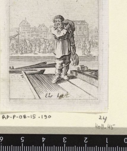 Man on a quay