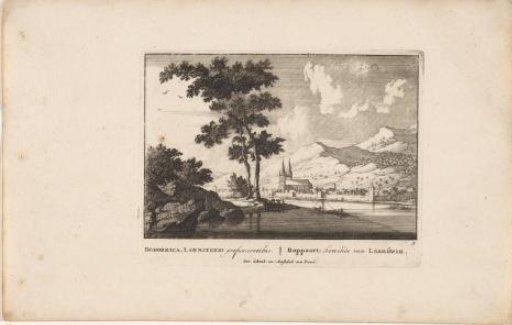 View of Boppard on the Rhine