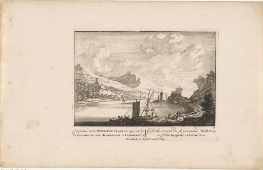 View of the Rhine between Boppard and Lahnstein