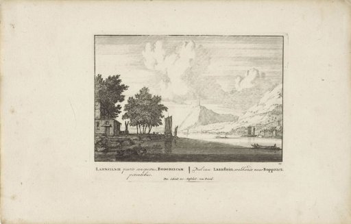 Witch's Tower near Lahnstein on the Rhine