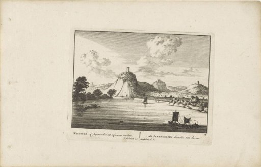 View of the Siebengebirge and the Rhine