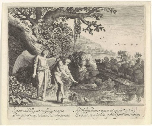 Tobias with the Fish in the River Tigris