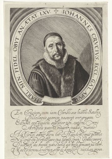 Portret van Johannes Crucius