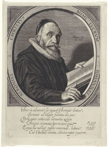 Portrait of Johannes Acronius