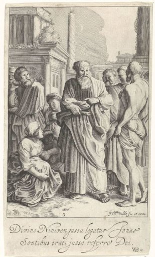 Jonah Preaching in Nineveh