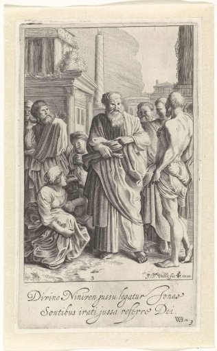 Jonah Preaching in Nineveh