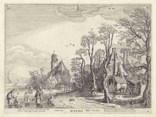 Winter (Hyems), with Constellations