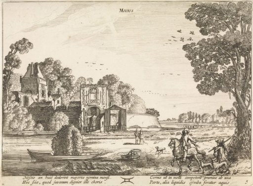 View of the Zijlpoort in Haarlem: May