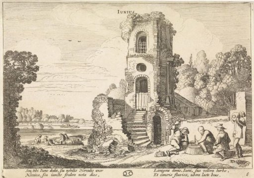Landscape with a Ruined Tower: June