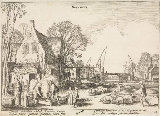 Landscape with Swineherds: November