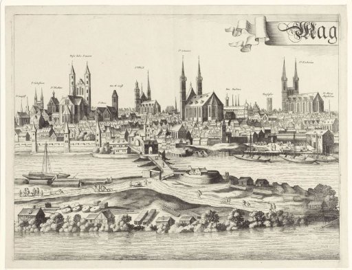 View of Magdeburg, Left Middle Sheet