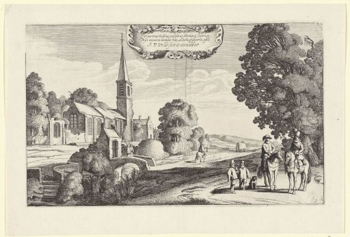 Country Road Along a Church