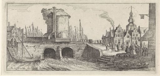View of a Bridge in a Town