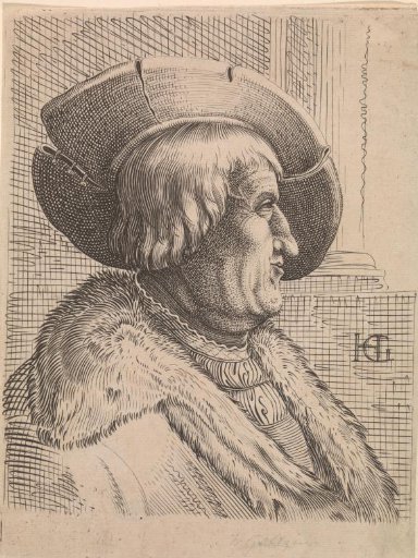 Portrait of an Old Man in Profile with a Hat