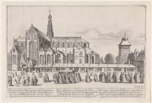 View of the St. Bavo Church, from the southeast