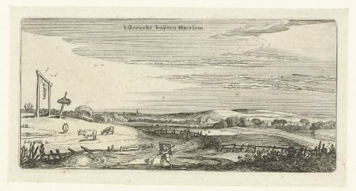 Landscape with a gallows field near Haarlem