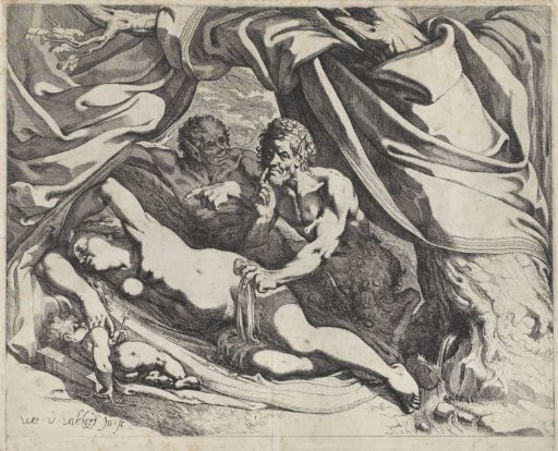 Sleeping Venus Spied Upon by Satyrs