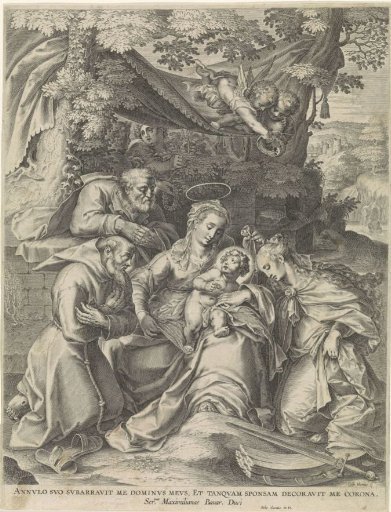 The Mystical Marriage of Saint Catherine of Alexandria