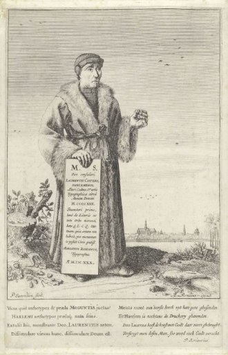 Portrait of Laurens Jansz. Coster