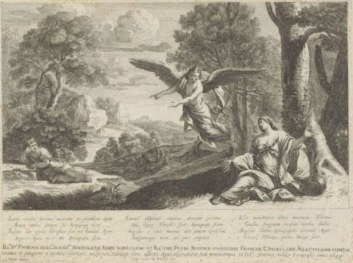 The angel with Hagar and Ishmael in the desert