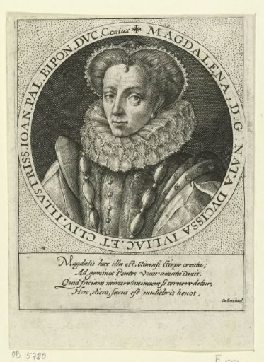 Portrait of Magdalena of Guelders and Cleves
