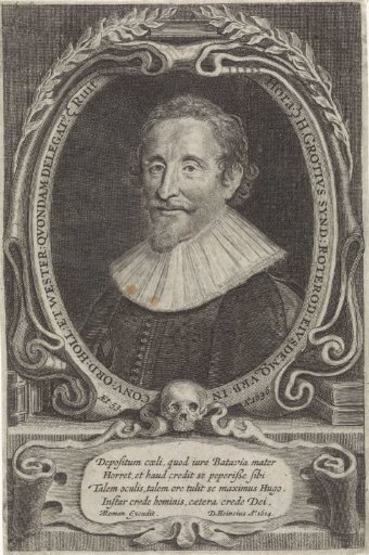 Portrait of Hugo Grotius