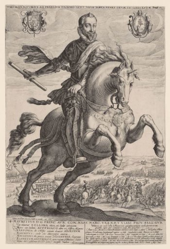 Equestrian portrait of Maurice, Prince of Orange