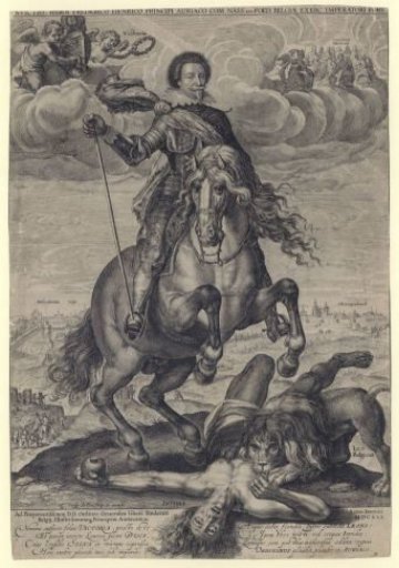 Prince Frederick Henry, on horseback