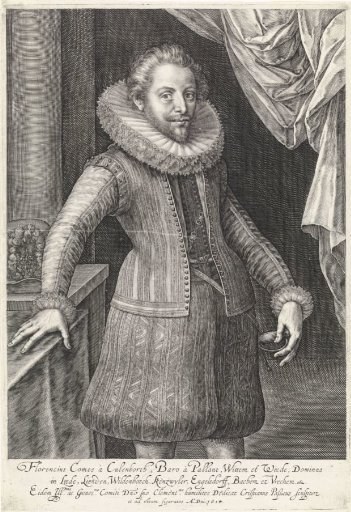 Portrait of Floris II van Pallandt, Count of Culemborg
