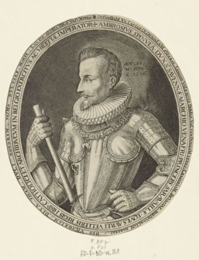 Portrait of Ambrogio Spinola, in armour