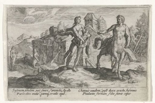 Apollo Entrusts Aesculapius to Chiron