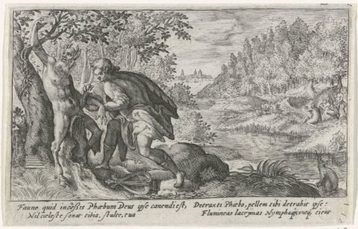 Apollo flays Marsyas