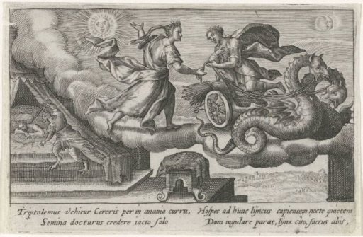 Triptolemus Receiving the Chariot of Ceres
