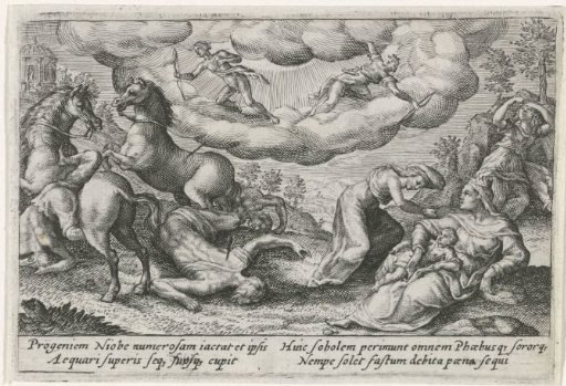 Apollo and Diana Killing the Children of Niobe