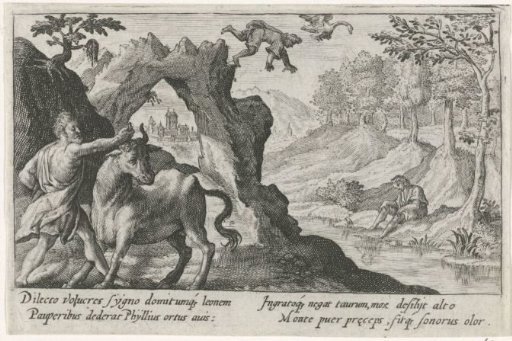 Cygnus Jumping from a Rock