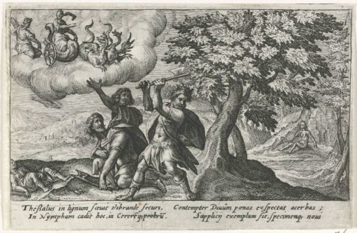 Erysichthon Felling the Tree of Ceres