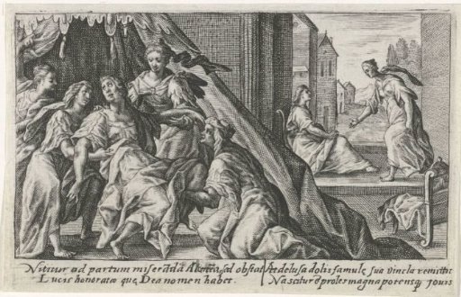 Alcmene Giving Birth to Hercules